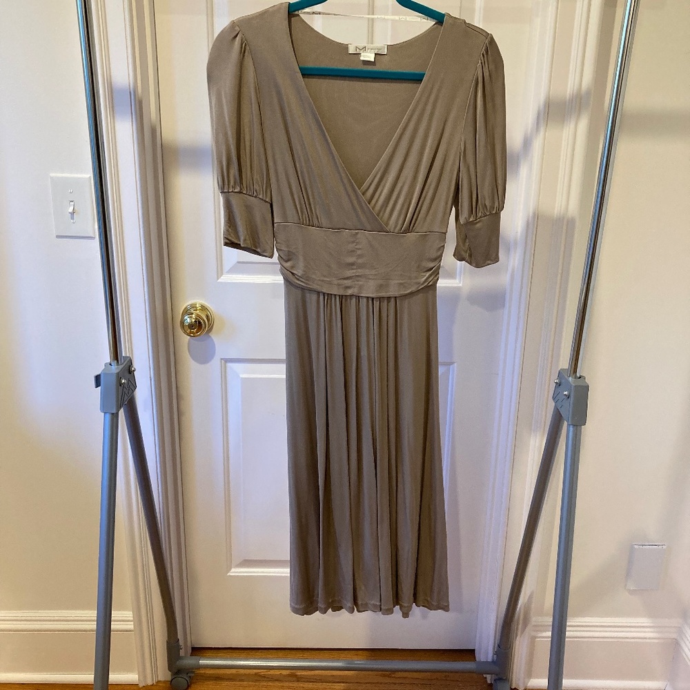 M by Madonna for H&M beige dress.  Size 6